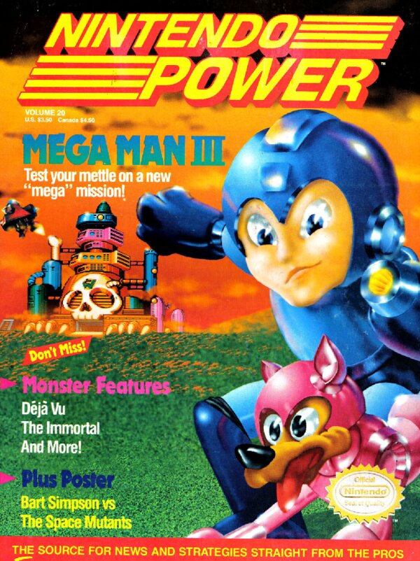 Nintendo Power Issue 020 (January 1991) cover